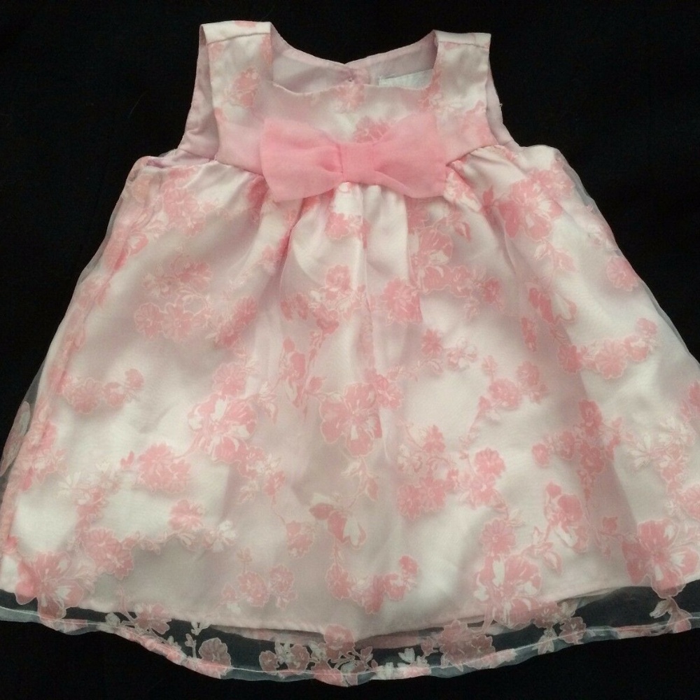 Designer Camilla Girls Dress Lined Floral Crystal